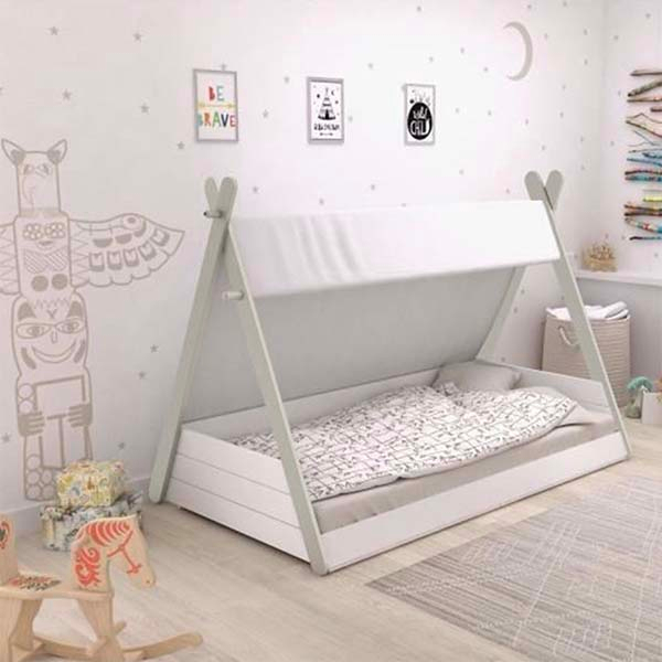 Cama Tipi, Cama Tipi Para Niños - Muebles Kindercasa